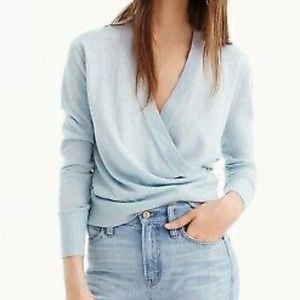 J. Crew Lurex® Wrap Sweater